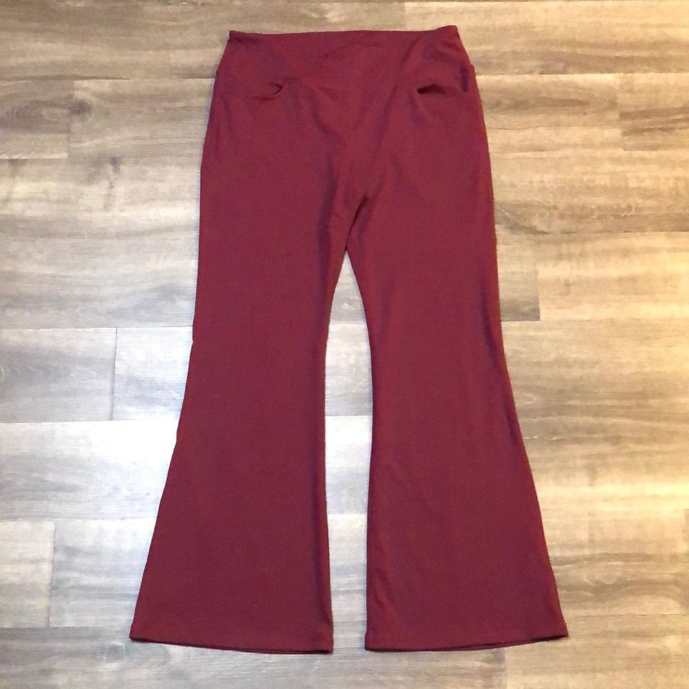 Cakulo Maroon Red Athleisure Athletic Pants size XL